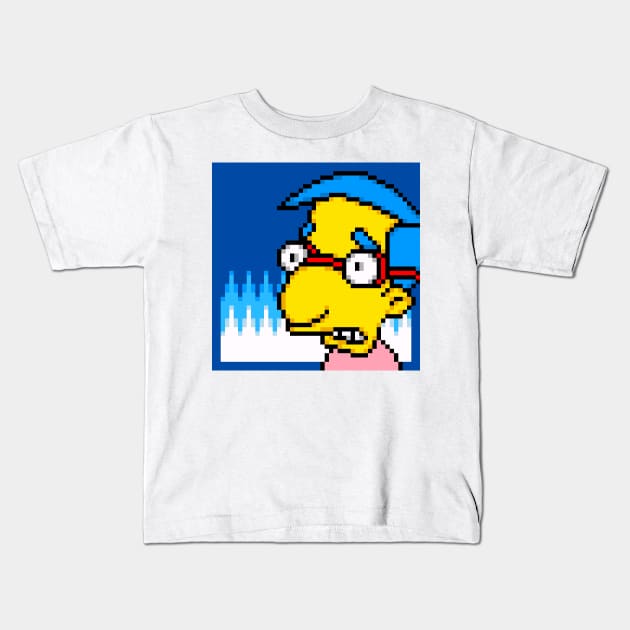 Milhouse Sprite Kids T-Shirt by SpriteGuy95